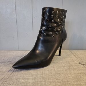 Nine West Black Studded Heeled Boots